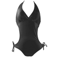 Swimsuit Monokini Swimsuit Black (Type one Piece)