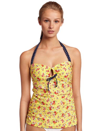 Swimsuit Tommy Hilfiger Women's Removable Soft Cup Tankini (Type Two Piece) รูปที่ 1