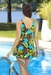 รูปย่อ Swimsuit 26W-34W Tropical Floral Princess Seam Swimdress - Women's Swimwear Plus Size Swimsuit (Type one Piece) รูปที่3