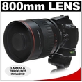 Vivitar 800mm f/8.0 Series 1 Multi-Coated Mirror Lens for Pentax K20D, K200D, K2000, K10D, K100D Super, K110D. K-7 & K-x Digital SLR Cameras ( Vivitar Lens )