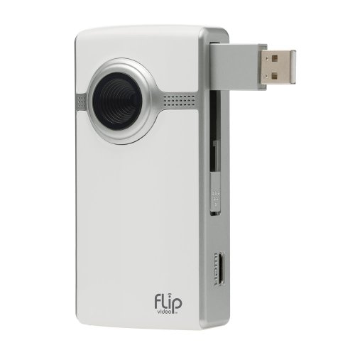 Flip UltraHD Video Camera - White, 4 GB, 1 Hour NEWEST MODEL ( HD Camcorder ) รูปที่ 4