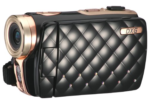 DXG USA DXG-535VK HD Riviera 720p High-Definition Camcorder Luxe Collection, Black ( HD Camcorder ) รูปที่ 1