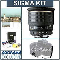 Sigma 28mm f/1.8 EX DG Aspherical Macro AF Wide Angle Lens Kit, for Canon EOS Cameras, with Tiffen 77mm UV Filter, Lens Cap Leash, Professional Lens Cleaning Kit ( Sigma Lens ) รูปที่ 1