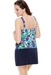 รูปย่อ Swimsuit Avenue Plus Size Sketched Floral Skirtini w/ Tummy Control (Type one Piece) รูปที่2