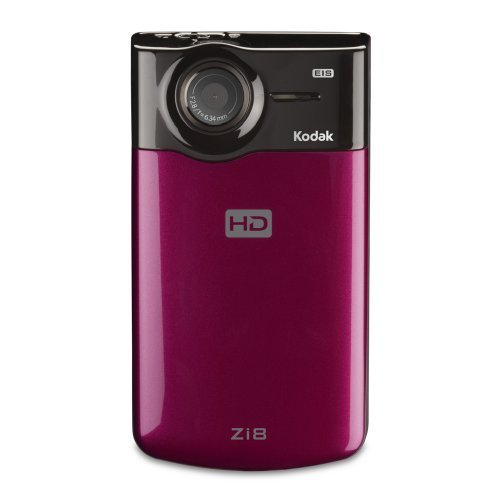 Kodak Zi8 Pocket Video Camera (Raspberry) ( HD Camcorder ) รูปที่ 1