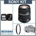 รูปย่อ Sony DT 28-75mm f/2.8 Wide-Angle Zoom Lens Kit, for (Alpha) DSLR Camera with Tiffen 67mm UV Filter, Lens Cap Leash, Professional Lens Cleaning Kit ( Sony Lens ) รูปที่1