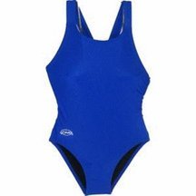 Swimsuit Solid Royal Women's Bladeback Swimsuit (Size 30) (Type one Piece) รูปที่ 1