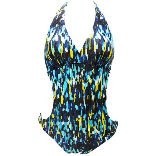 Swimsuit Monokini Swimsuit Abstract (Type one Piece) รูปที่ 1