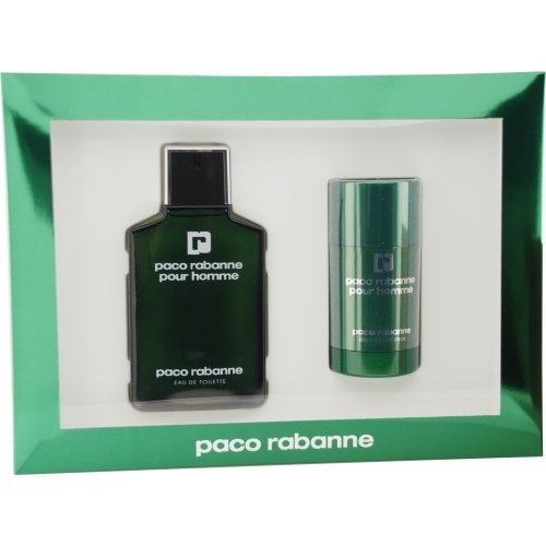 PACO RABANNE Cologne Gift Set for Men by Paco Rabanne (SET-EDT SPRAY 3.4 OZ & DEODORANT STICK 2.2 OZ ( Men's Fragance Set) รูปที่ 1