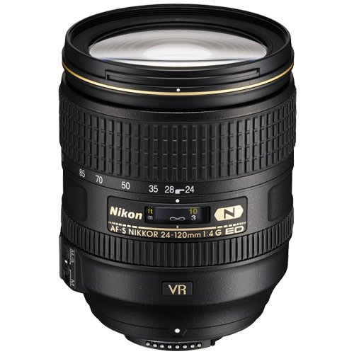 Nikon 24-120mm f/4 G VR AF-S ED Zoom-Nikkor Lens with 3-Piece Filter Set + Tripod + Cleaning Accessory Kit for D3s, D3x, D3, D7000, D300s, D90, D5000, D3100, D3000 Digital SLR Cameras ( Nikon Lens ) รูปที่ 3