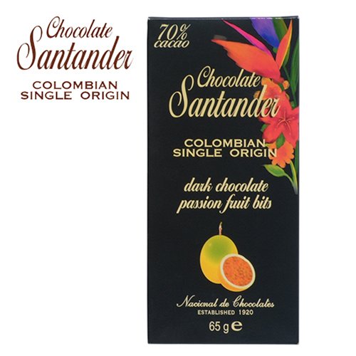 Santander Dark Chocolate 70% Bar with Passion Fruit ( Santander Chocolate ) รูปที่ 1