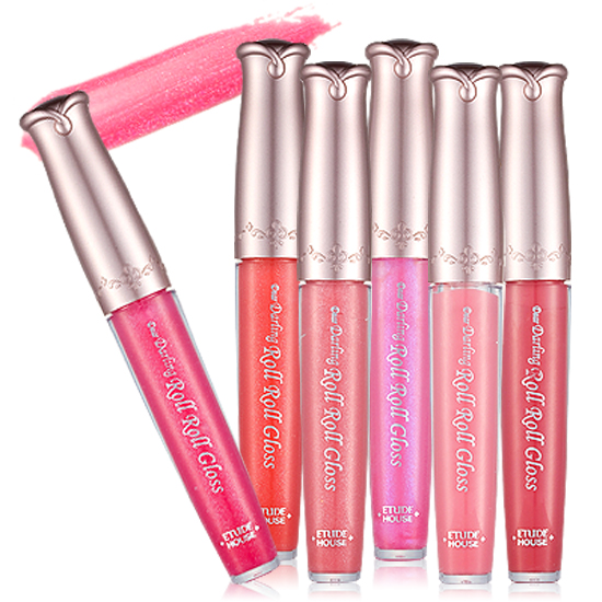  **พร้อมส่งค่ะ ** Etude House Dear Darling Roll Roll Gloss กรอสตัวใหม่หัวแปรงหมุนได้ สีสันสวย ช่วยให้ริมฝีปากอวบอิ่ม รูปที่ 1