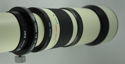 650-2600mm High Definition Telephoto Lens Kit for Panasonic G1 GH1 Olympus PEN E-P1 E-P2 Samsung NX10 and other Micro Four Thirds Cameras With 2X Converter , Case , Hood , Cleaning Kit , Cap Keeper , Extended Warranty , T mount , Polarizer filter ( Rokinon Lens ) รูปที่ 4