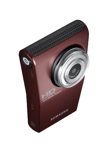 Samsung HMX-U10 Ultra-Compact Full-HD Camcorder with10 Megapixel Still (Red) ( HD Camcorder ) รูปที่ 3