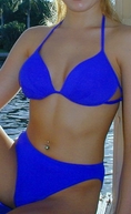 Swimsuit Newport Blue Standard Coverage Bikini Bottom (Type Two Piece)