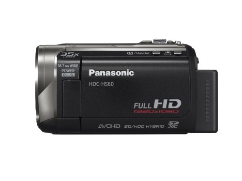 Panasonic HDC-HS60 Hi-Def Camcorder with 120GB HDD & 35X intelligent Zoom (Black) ( HD Camcorder ) รูปที่ 1
