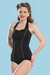 รูปย่อ Swimsuit What Katie Did Black Classic Swimsuit (Type one Piece) รูปที่1