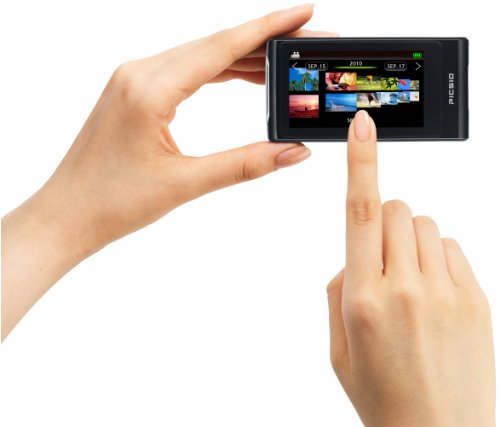 JVC Picsio GC-FM-2 Pocket Video Camera (Black) NEWEST VERSION ( HD Camcorder ) รูปที่ 6