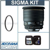 Sigma 24mm f/1.8 EX Aspherical DG DF Macro AF Wide Angle Lens Kit, for the Maxxum & Sony Alpha Mount. with Tiffen 77mm UV Wide Angle Filter, Professional Lens Cleaning Kit ( Sigma Lens ) รูปที่ 1