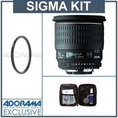 Sigma 24mm f/1.8 EX Aspherical DG DF Macro AF Wide Angle Lens Kit, for the Maxxum & Sony Alpha Mount. with Tiffen 77mm UV Wide Angle Filter, Professional Lens Cleaning Kit ( Sigma Lens )