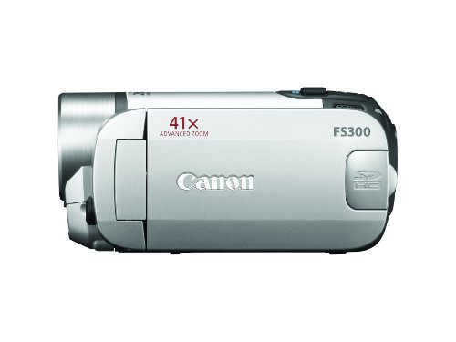 Canon FS300 Flash Memory Camcorder w/41x Advanced Zoom (Silver) ( HD Camcorder ) รูปที่ 5