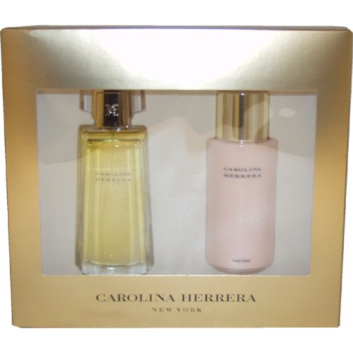 Carolina Herrera by Carolina Herrera for Women Gift Set 3.4 Ounce EDP Spray, 6.75 Ounce Body Lotion ( Women's Fragance Set) รูปที่ 1