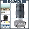 Sigma 70-300mm f/4-5.6 DG Macro Tele Zoom Lens Kit for Pentax AF Cameras with Tiffen 58mm UV Filter, Lens Cap Leash, Professional Lens Cleaning Kit ( Sigma Lens )