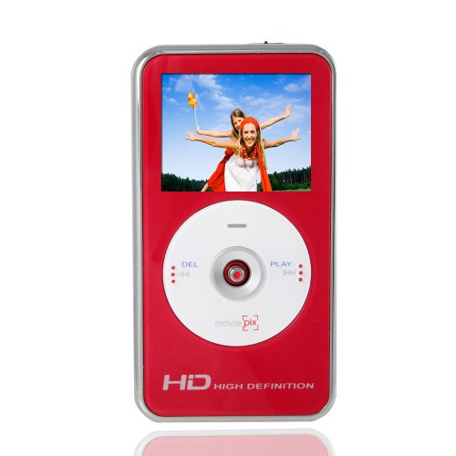 MoviePix DV-20 720P HD Pocket Digital Video Camcorder (Red) ( HD Camcorder ) รูปที่ 1