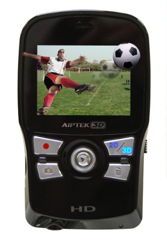 Aiptek 3D-HD High Definition 3D Camcorder (Black/Black) ( HD Camcorder ) รูปที่ 1