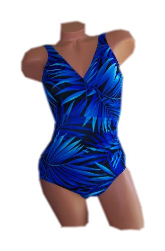 Swimsuit Caribbean Joe Slim Shaper Tummy Thinner Underwater Tropical Tank Style Swimsuit (Type one Piece) รูปที่ 1