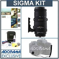 Sigma 120-400mm f/4.5-5.6 DG APO OS (Optical Stabilizer) HSM AF Lens Kit. for Sigma SLR Cameras, with Tiffen 77mm Photo Essentials Filter Kit, Lens Cap Leash, Professional Lens Cleaning Kit ( Sigma Lens ) รูปที่ 1