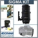 รูปย่อ Sigma 120-400mm f/4.5-5.6 DG APO OS (Optical Stabilizer) HSM AF Lens Kit. for Sigma SLR Cameras, with Tiffen 77mm Photo Essentials Filter Kit, Lens Cap Leash, Professional Lens Cleaning Kit ( Sigma Lens ) รูปที่1