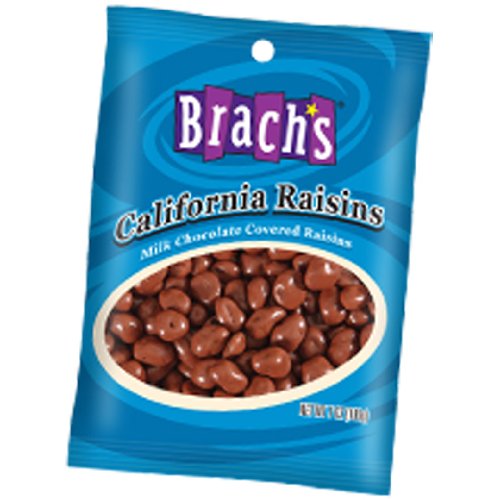 Brach's Calfornia Chocolate Covered Raisins, 14-Ounce Bags (Pack of 6) ( Brach's Chocolate & Fruit ) รูปที่ 1