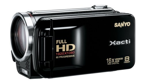 Sanyo VPC-FH1 HD 1080p Flash Memory Camcorder w/ 16x advance zoom (Black) ( HD Camcorder ) รูปที่ 1