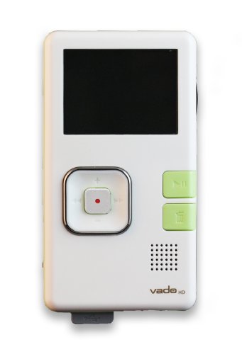 Creative Labs Vado HD 4 GB Pocket Video Camcorder, 2nd Generation (White Gloss with Green Accents) ( HD Camcorder ) รูปที่ 4