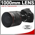 Vivitar 500mm f/6.3 Series 1 Multi-Coated Mirror Lens with 2x Teleconverter (=1000mm) for Panasonic / Olympus Evolt E-30, E-300, E-330, E-410, E-420, E-450, E-500, E-510, E-520, E-620, E0-600. E-1, E-3 Digital SLR Cameras ( Vivitar Lens )