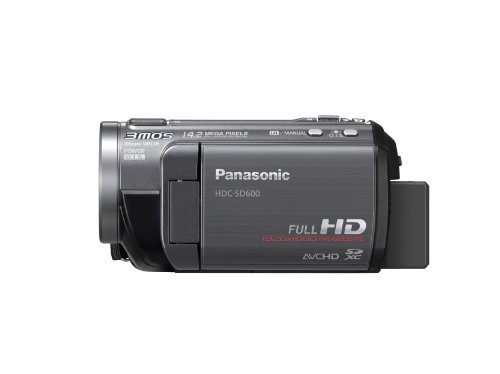 Panasonic HDC-SD600K 3MOS High-Def Camcorder with 35mm Wide-Angle Lens and 18x Intelligent Zoom  (Black) ( HD Camcorder ) รูปที่ 6