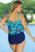 รูปย่อ Swimsuit Bust Enhancing Blooms Gone Wild Triple Tier Plus Size Swimwear by Penbrooke® - Women's Swimsuit Plus Size Swimsuits (Type one Piece) รูปที่5