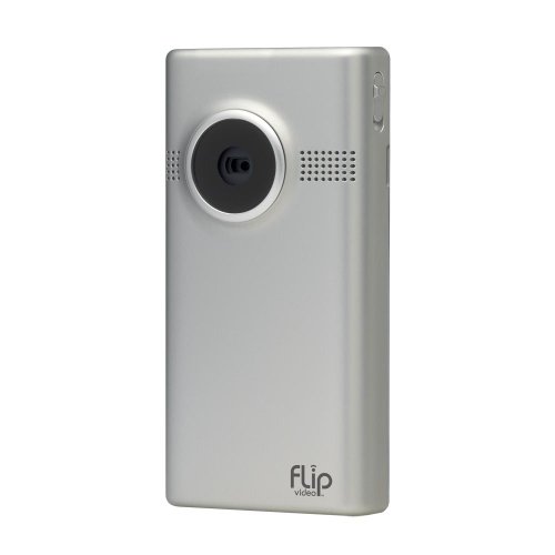 Flip MinoHD Video Camera - Silver, 4 GB, 1 Hour (3rd Generation) NEWEST MODEL ( HD Camcorder ) รูปที่ 1