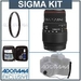 รูปย่อ Sigma 70-300mm f/4-5.6 APO DG Macro Tele Zoom Lens Kit, for the Maxxum & Sony Alpha Mount, with Tiffen 58mm UV Filter, Lens Cap Leash, Professional Lens Cleaning Kit ( Sigma Lens ) รูปที่1