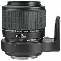 Canon Megapixel-E 65mm f/2.8 1-5x Macro Photo Manual Focus Telephoto Lens Kit, USA with Tiffen 58mm Photo Essentials Filter Kit, Lens Cap Leash, Professional Lens Cleaning Kit, ( Canon Lens ) รูปที่ 3