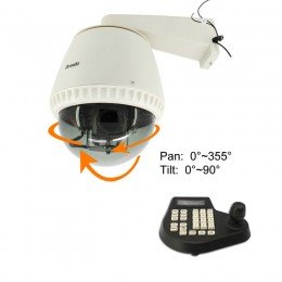 CCTV 27X Zoom PTZ Speed Security Camera + Controller ( CCTV ) รูปที่ 1