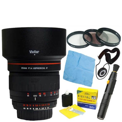 Vivitar 85MM 1.4 Portrait Lens Kit For Canon EOS SLR Cameras ( Vivitar Lens ) รูปที่ 1