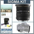 Sigma 10mm - 20mm f/3.5 EX DC HSM AF Zoom Lens Kit with USA Warranty, for Sony Alpha & Maxxum Digital SLR Cameras. with Tiffen 82mm UV Filter, Lens Cap Leash, Professional Lens Cleaning Kit ( Sigma Lens )