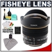 รูปย่อ Rokinon 8mm f/3.5 Aspherical Fisheye Manual Focus Lens + Accessory Kit for Olympus 4/3 E-30, E-3, E-1, Evolt E-420, E-450, E-500, E-510, E-520 & E-620 Digital SLR Cameras ( Rokinon Lens ) รูปที่1