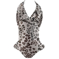 Swimsuit Monokini Swimsuit Wild Cat Leopard Print (Type one Piece)