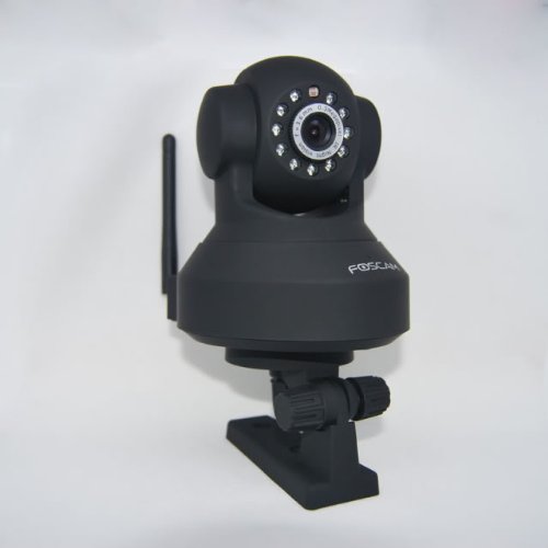 Foscam FI8918W Wireless/Wired Pan & Tilt IP Camera,Apple Mac and Windows compatible, 8 Meter Night Vision,3.6mm Lens (67° Viewing Angle),NEWEST MODEL (replaces the FI8908W),Color - Black ( CCTV ) รูปที่ 4