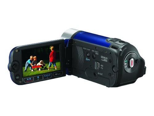 Canon FS300 Flash Memory Camcorder w/41x Advanced Zoom (Blue) ( HD Camcorder ) รูปที่ 1