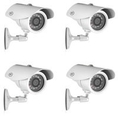 SVAT Electronics 4 Pack of VU301-4C Indoor/Outdoor Night Vision CCD Security Cameras, in White Box Packaging. ( CCTV )