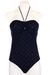 รูปย่อ Swimsuit Shoshanna Geo Crochet Navy 1pc Maillot (Type one Piece) รูปที่1